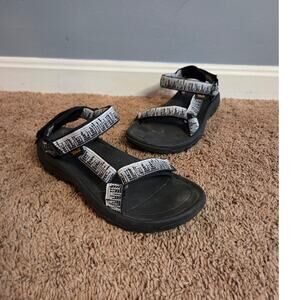 Teva hurricane xlt2 sandal outdoor hiking adjustable strap open toe black 7